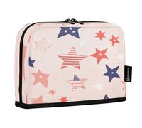 JiangGgen Pencil Case,American Flag Stars Large Capacity Pencil Pouch Organizer Pouch Pen Bag for for School Teen Girl Boy Men Women