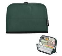 JiangGgen Pencil Case,Hunter Green Large Capacity Pencil Pouch Organizer Pouch Pen Bag for for School Teen Girl Boy Men Women