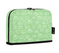 JiangGgen Pencil Case,Seashells Large Capacity Pencil Pouch Organizer Pouch Pen Bag for for School Teen Girl Boy Men Women