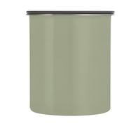 JiangGgen Sage Green Stainless Steel Coffee Storage Containers,Storage Jar Kitchen Food Storage Containers with Airtight Lid for for Coffee, Tea, Sugar 900ml