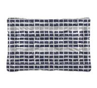 JiangGgen Washable Dog Bed,Black and Grey Check Anti-Slip Dog Crate Bed Pet Beds Sleeping Mat for Large, Medium, Small Pets 24x36in