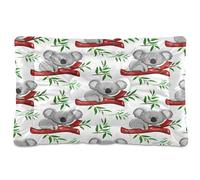 JiangGgen Washable Dog Bed,Cartoon Koalas Anti-Slip Dog Crate Bed Pet Beds Sleeping Mat for Large, Medium, Small Pets 24x36in