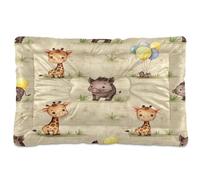 JiangGgen Washable Dog Bed,Cute Animals Anti-Slip Dog Crate Bed Pet Beds Sleeping Mat for Large, Medium, Small Pets 24x36in