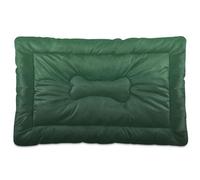 JiangGgen Washable Dog Bed,Hunter Green Anti-Slip Dog Crate Bed Pet Beds Sleeping Mat for Large, Medium, Small Pets 24x36in