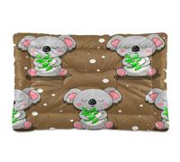 JiangGgen Washable Dog Bed,Koalas Anti-Slip Dog Crate Bed Pet Beds Sleeping Mat for Large, Medium, Small Pets 24x36in