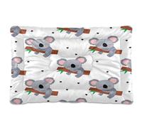 JiangGgen Washable Dog Bed,Koalas Anti-Slip Dog Crate Bed Pet Beds Sleeping Mat for Large, Medium, Small Pets 24x36in