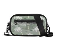 JiangGgen White Palms Crossbody Bag,travel Purses Shoulder Handbags