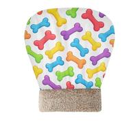 JiangGgen Zhirexin Cat Sleeping Bag for Indoor Cats,Colorful Dog Bones Cozy Soft Winter Cat Bed Comfortable Pet Snuggle Sack Warming Cave Bed for Cats and Small Dog