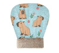 JiangGgen Zhirexin Cat Sleeping Bag for Indoor Cats,Cute Cartoon Capybaras Cozy Soft Winter Cat Bed Comfortable Pet Snuggle Sack Warming Cave Bed for Cats and Small Dog