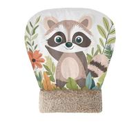 JiangGgen Zhirexin Cat Sleeping Bag for Indoor Cats,Cute Cartoon Raccoon Cozy Soft Winter Cat Bed Comfortable Pet Snuggle Sack Warming Cave Bed for Cats and Small Dog
