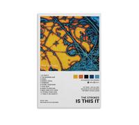 JIANGHA The Strokes Is This It Canvas Poster Wall Decorative Art Painting Living Room Bedroom Decoration Gift Unframe-style12x18inch(30x45cm)