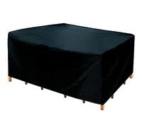 Jianghu Art Garden Furniture set Covers Waterproof 240x220x85cm Outdoor Furniture Covers Waterproof All Weathers Garden Table Cover for Table and Chair Windproof Anti-UV Heavy Duty 420D Oxford Fabric