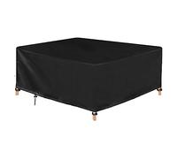 Jianghu Art Garden Furniture Sofa Cover Dining Set Covers Waterproof 250 x 150 x 100 cm Outdoor Furniture Covers for All Weathers Anti-UV, 600D Heavy Duty Oxford Fabric Outdoor Patio Rattan