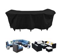 Jianghu Art Protective Cover 6-8 Seat Extra Large Rectangle Outdoor Garden Patio Set Cover 70x70x70cm Superior Protection Waterproof Garden furniture covers