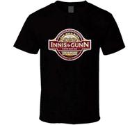 JIANGNANYAN Bailey-Geddes-Innis-and-Gunn-Scotish-Beer-Ale-British-Alcohol-T-Shirt Black