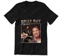 JIANGNANYAN Billy-Ray-Cyrus-90s-Vintage-Shirt Black
