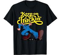 JIANGNANYAN New Limited Keep On Truckin T-Shirt Black