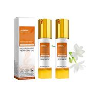 Jiangshan Natural Perfume Oil For Women, Body Oil after Shower, Body Oil Scented, Watery Texture, Body Juice Oil Floral Scents, Nourishing & Enhancing Charm (Jasmine, 2pc)