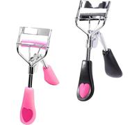 Jiangshaoshuai 2-piece Eyelash Comb Clip, Built-in Comb, Made of Stainless Steel Material, Suitable for Girls who Love Eyelashes (Color Random)