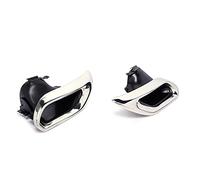 jianguan Plug And Play Stainless Steel Tailpipe Trim End Pipes Exhaust Nozzle, for Lexus LS460 LS600 2007 2008 2009 Car Universal Muffler Tail Pipe Accessories