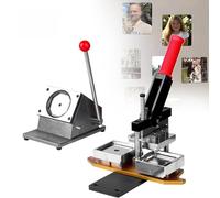 JIANGYUXINLI 2x2/2.5x2.5 inch Magnet Maker Kit - Square Photo Magnet Maker Machine, Fridge Magnet Maker, Square Fridge DIY Photo Magnets Making Machine + Paper Cutter + 200 Sets Materials