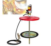 JIANGYUXINLI Pneumatic Grease Pumps for 55 Gallon Drums with 16ft Tubing, High Pressure 50:1 Ratio Grease Gun with Drum Cap, Flow Rate 0.85 Liters/Minute for Industrial Applications