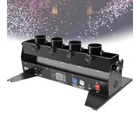 JIANGYUXINLI Wedding Confetti Machine | Electric Confetti Cannon | DMX/Remote Control Digital Confetti Cannon | Shows Confetti Launcher | For DJ Events Nightclubs Wedding Celebrations and Stage