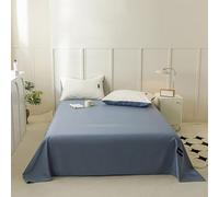 JIANINGHOME Cotton Flat Sheet 160x230cm,Comforts Cotton Flat Sheets King Size Breathable, Anti Wrinkle, Shrink and Fade Resistant Count Bed Sheets Bedding