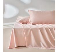 JIANINGHOME Cotton Flat Sheet 160x245cm,Ultra-Soft Bed Sheet, Shrinkage & Fade Resistant