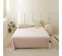 JIANINGHOME Cotton Flat Sheet 230x250cm,Comforts Cotton Flat Sheets King Size Breathable, Anti Wrinkle, Shrink and Fade Resistant Count Bed Sheets Bedding