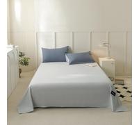 JIANINGHOME Cotton Flat Sheet 230x250cm,Comforts Cotton Flat Sheets King Size Breathable, Anti Wrinkle, Shrink and Fade Resistant Count Bed Sheets Bedding