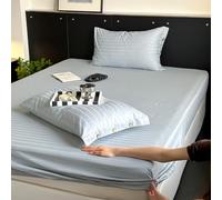 JIANINGHOME Fitted Bed Sheets 180x200 Cotton Extra Deep Fitted Sheets - Easy Care
