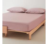 JIANINGHOME Fitted Bed Sheets 180x200 Cotton Extra Deep Fitted Sheets - Easy Care