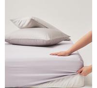JIANINGHOME Fitted Sheet 150x200 Extra Deep Pocket Durable Elastic Fitted Bed Sheets Double Super Soft Cotton Bedding