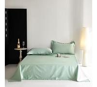 JIANINGHOME Flat Sheet 245x270cm,Comforts Cotton Flat Sheets King Size Breathable, Anti Wrinkle, Shrink and Fade Resistant Count Bed Sheets Bedding