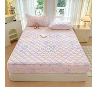 JIANINGHOME Mattress Protector 120x200,Quilted Sheets with Durable Elastic Edges for Extra Deep Size Bed