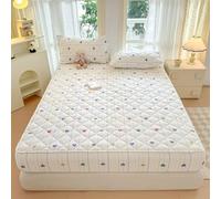 JIANINGHOME Mattress Protector 90x190,Quilted Sheets with Durable Elastic Edges for Extra Deep Size Bed