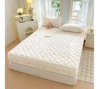 JIANINGHOME Mattress Protector 90x190,Quilted Sheets with Durable Elastic Edges for Extra Deep Size Bed