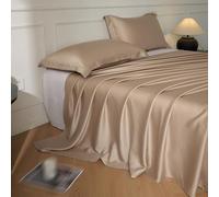 JIANINGHOME Satin Silk Bedding 245x265cm,Satin Bed Sheets,Super Soft