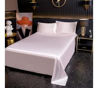 JIANINGHOME Satin Silk Bedding 50x75cm/2pcs Satin Sheet Luxury and Silky with Natural Sheen