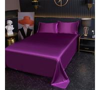JIANINGHOME Satin Silk Bedding 50x75cm/2pcs Satin Sheet Luxury and Silky with Natural Sheen
