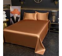 JIANINGHOME Satin Silk Bedding 50x75cm/2pcs Satin Sheet Luxury and Silky with Natural Sheen