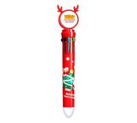 Jianjun National Courageous Battle Multicolor Ballpoint Pen Christmas Xmas Tree Santa