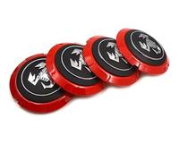 JianJunSuper 4 Pcs Car Hub Centre Caps for Abarth 133mm,Dust Proof Waterproof Rim Cover Tyre Protect Exterior Decoration Accessories