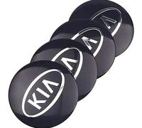 JianJunSuper 4 Pcs Car Hub Centre Caps for KIA Cerato Sportage R K2 K3 K5,Dust Proof Waterproof Rim Cover Tyre Protect Exterior Decoration Accessories