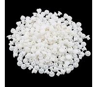 JianLing 300PCS Plastic Hole Plug Button Top Round Button Plugs Screw Cap Drilling Cover Plugs for Cabinet Cupboard Shelves