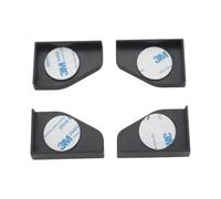 JianLing 4PCS Aquarium Glass Corner Cover Protector 60x40mm Shock Absorber Black