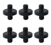 JianLing 6PCS EVA Foam Golf Driving Ball Training Aid 42mm Diameter Tripod Thread Converter Complementary Light Head Adapter Screws Adaptable to DSLR Monopods Lamp Holders Devices Black