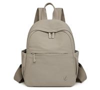 JIANLINST Mini Backpack for Women, Fashion Small Backpacks for Ladies Girls Lightweight Nylon Casual Travel Daypacks (Grey)