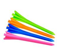 JianPI Golf Tees Plastic 100pcs Golf Tees Plastic Random Colors Accessories Sport(83mm)